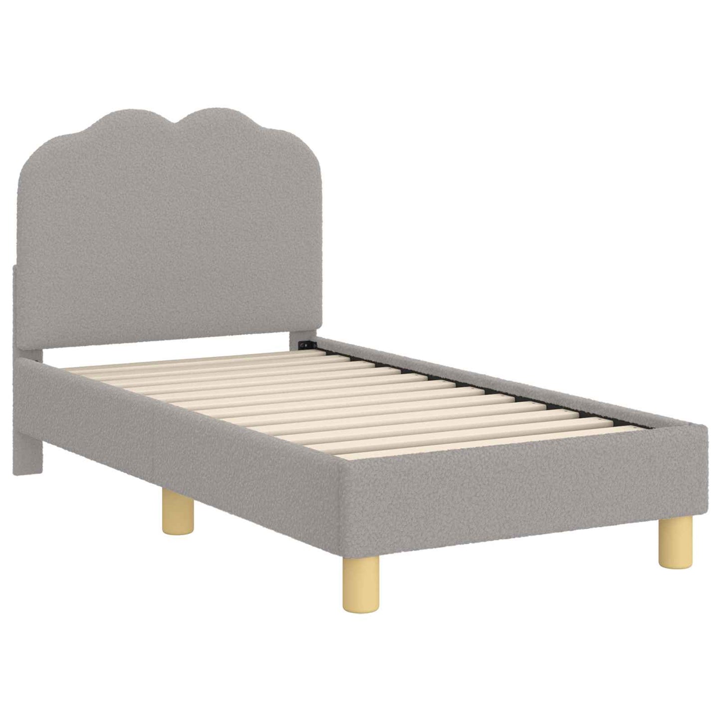 Struttura letto per bambini con testata Grigio chiaro