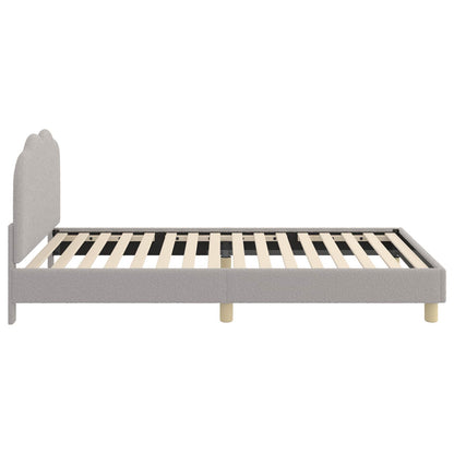 Struttura letto bambini con testata Grigio chiaro 80 x 200 cm