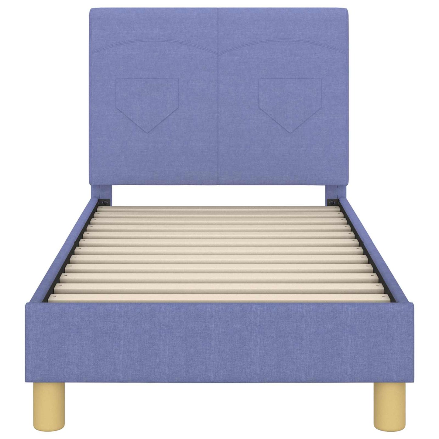 Struttura letto per bambini con testata Blu jeans 70 x 140 cm