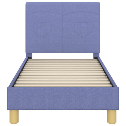 Struttura letto per bambini con testata Blu jeans 70 x 140 cm