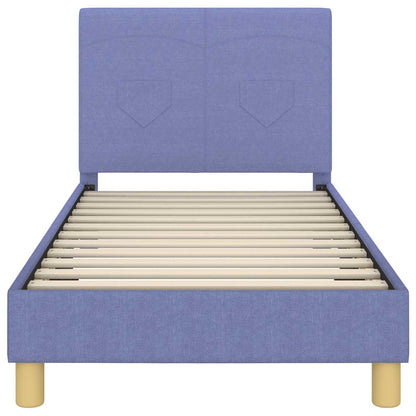Struttura letto bambini con testata Blu jeans 80 x 160 cm