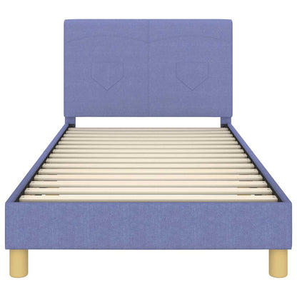 Struttura letto bambini con testata Blu jeans 90 x 200 cm