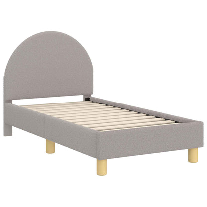 Struttura letto per bambini con testata Grigio chiaro