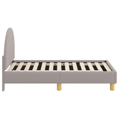 Struttura letto per bambini con testata Grigio chiaro