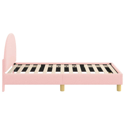 Struttura letto bambini con testata Rosa 80 x 160 cm