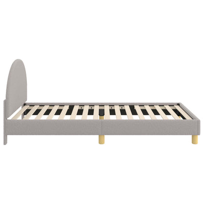 Struttura letto bambini con testata Grigio chiaro 80 x 200 cm