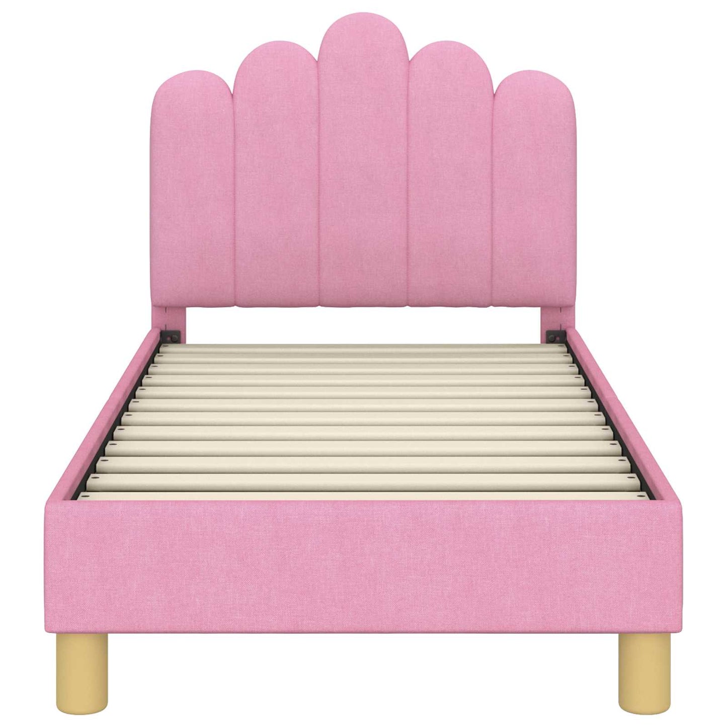 Struttura letto per bambini con testata Rosa 70 x 140 cm