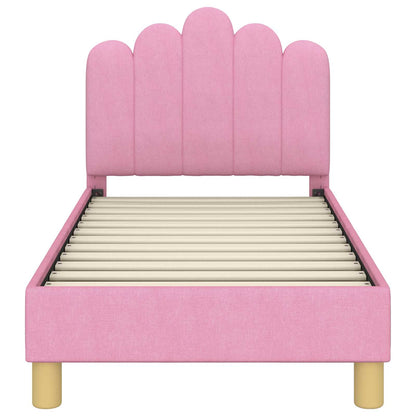 Struttura letto per bambini con testata Rosa 70 x 140 cm