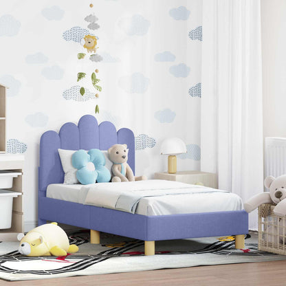 Struttura letto per bambini con testata Blu jeans 70 x 140 cm