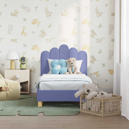 Struttura letto per bambini con testata Blu jeans 70 x 140 cm