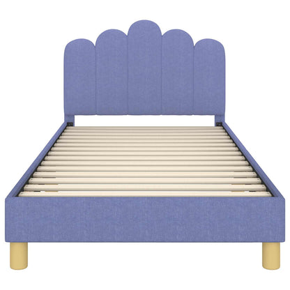 Struttura letto bambini con testata Blu jeans 90 x 190 cm