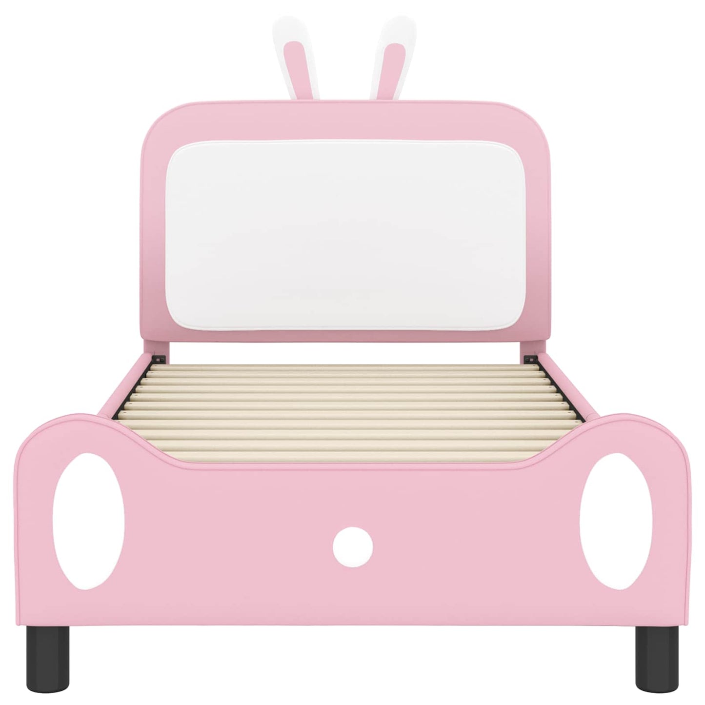 Struttura letto bambini con testata Rosa 80 x 200 cm PU