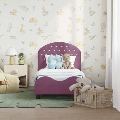 Struttura letto per bambini con testata Viola 70 x 140 cm