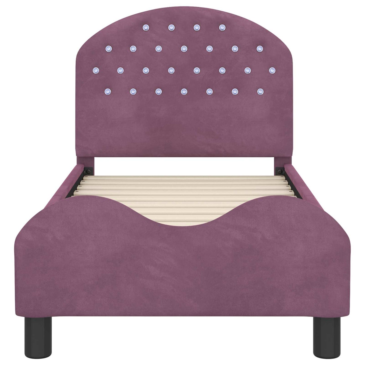 Struttura letto per bambini con testata Viola 70 x 140 cm