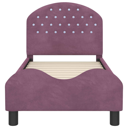 Struttura letto per bambini con testata Viola 70 x 140 cm