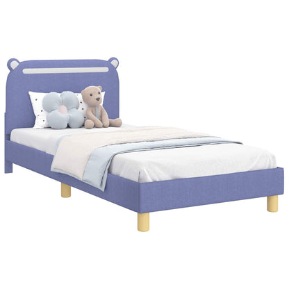 Struttura letto bambini con testata Blu jeans 90 x 190 cm