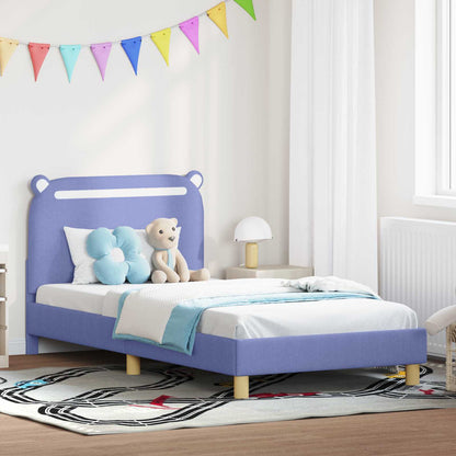 Struttura letto bambini con testata Blu jeans 90 x 200 cm