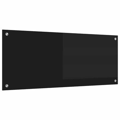 Schienale da cucina Nero 100 x 40 cm vetro temperato