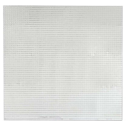Piastrella a Mosaico con Specchio 3 pcs Argento 30 x 30 cm
