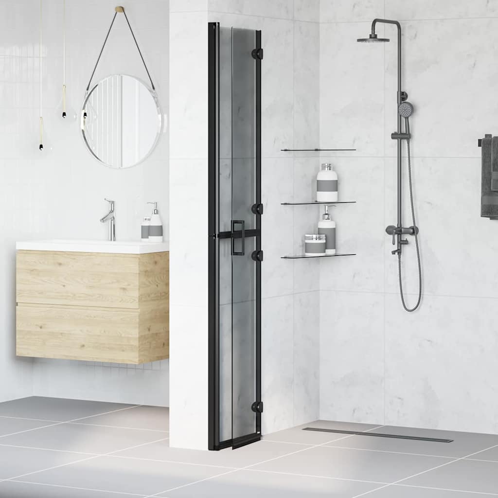 Parete doccia walk-in Nero 70 x 6,5 x 190 cm