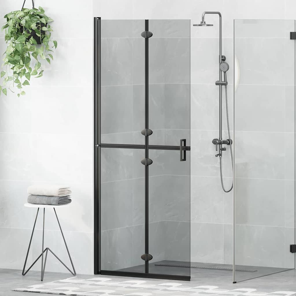 Parete doccia walk-in Nero 80 x 6,5 x 190 cm