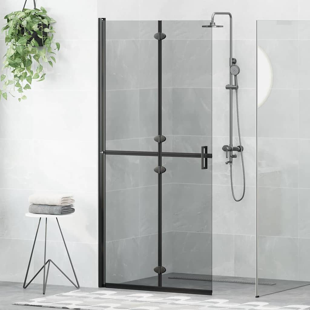 Parete doccia walk-in Nero 90 x 6.5 x 190 cm