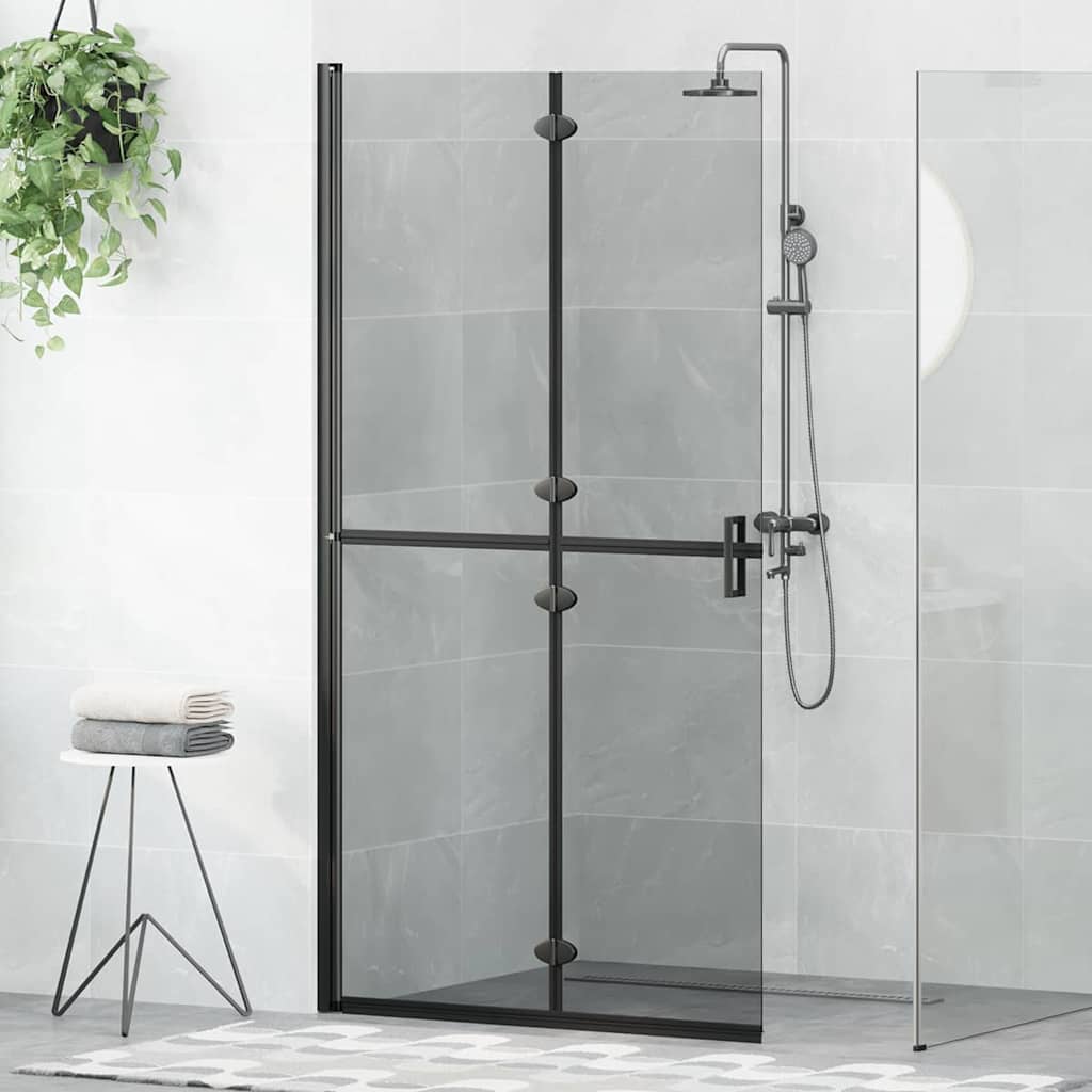 Parete doccia walk-in Nero 100 x 6,5 x 190 cm