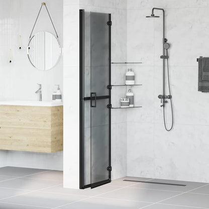 Parete doccia walk-in Nero 110 x 6,5 x 190 cm