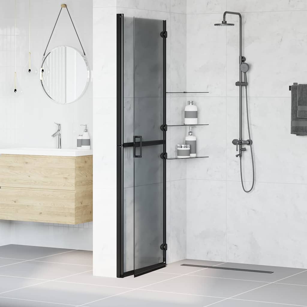 Parete doccia walk-in Nero 120 x 6,5 x 190 cm