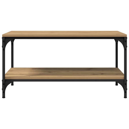 Tavolino da salotto Rovere artigianale 81 x 50 x 40 cm