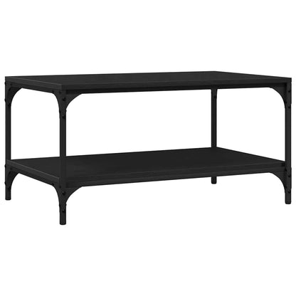 Tavolino da salotto Rovere Nero 81 x 50 x 40 cm
