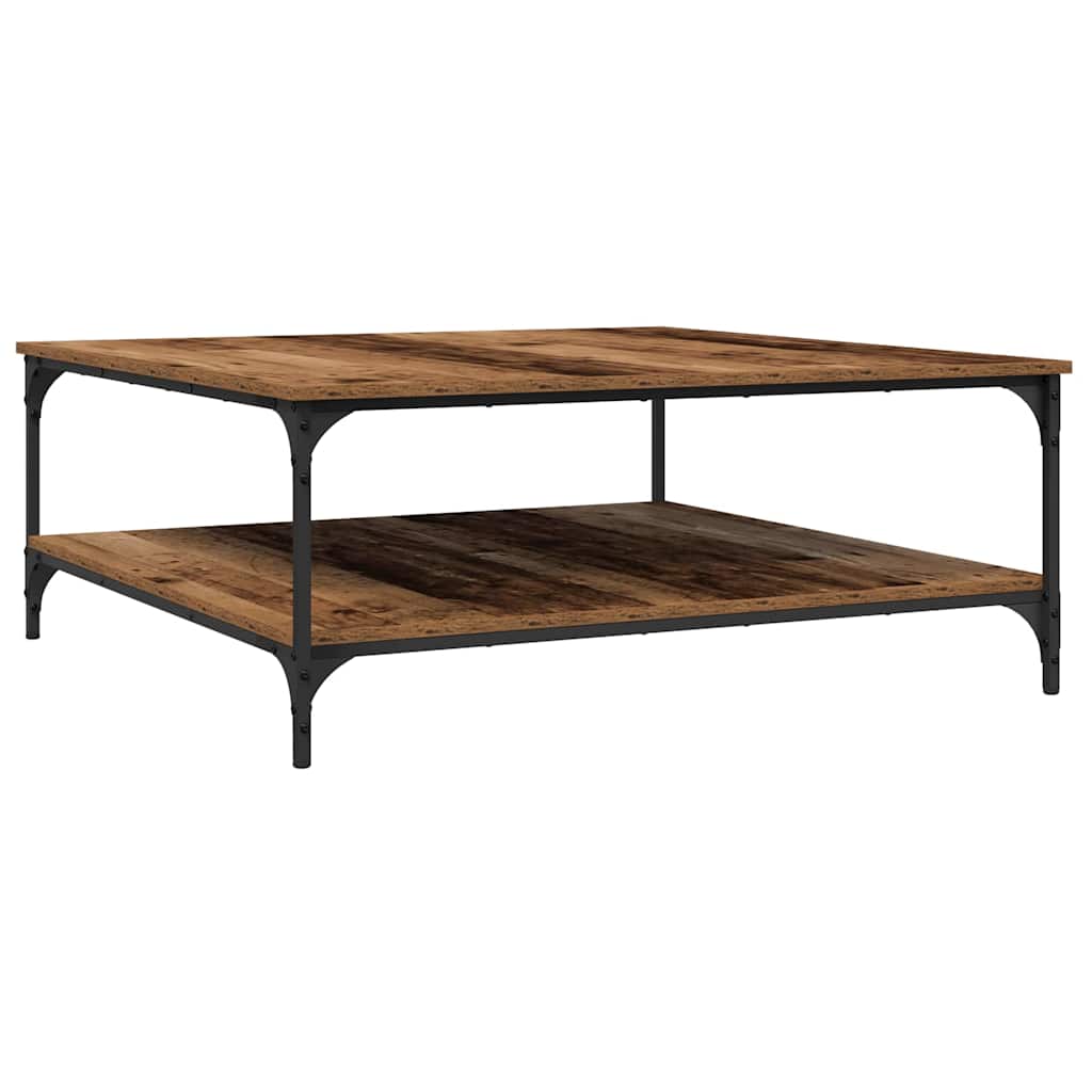 Tavolino da salotto Legno vecchio 100 x 100 x 40 cm