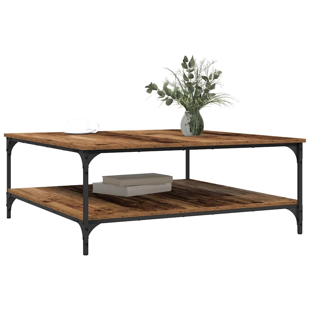 Tavolino da salotto Legno vecchio 100 x 100 x 40 cm