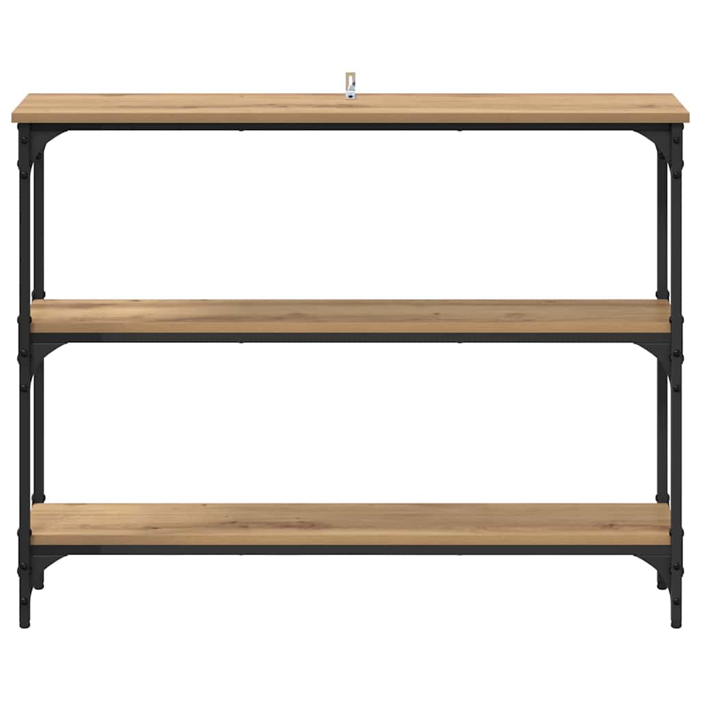 Tavolo consolle Rovere artigianale 100 x 22,5 x 75 cm