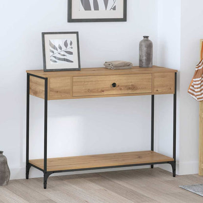 Tavolo consolle Rovere artigianale 100 x 34,5 x 75 cm