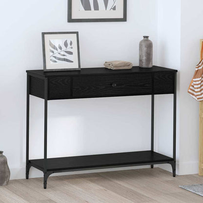 Tavolo consolle Altro Rovere nero 100 x 34.5 x 75 cm