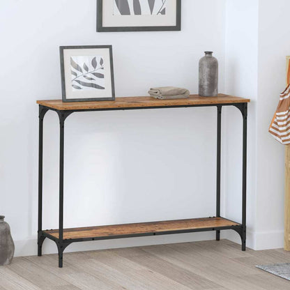 Tavolo consolle Legno vecchio 101 x 30.5 x 75 cm