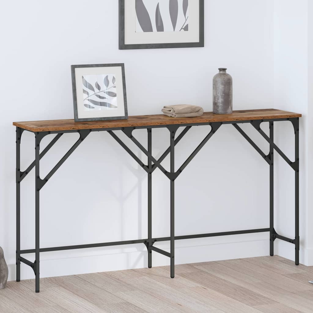 Tavolo consolle Legno vecchio 140 x 29 x 75 cm