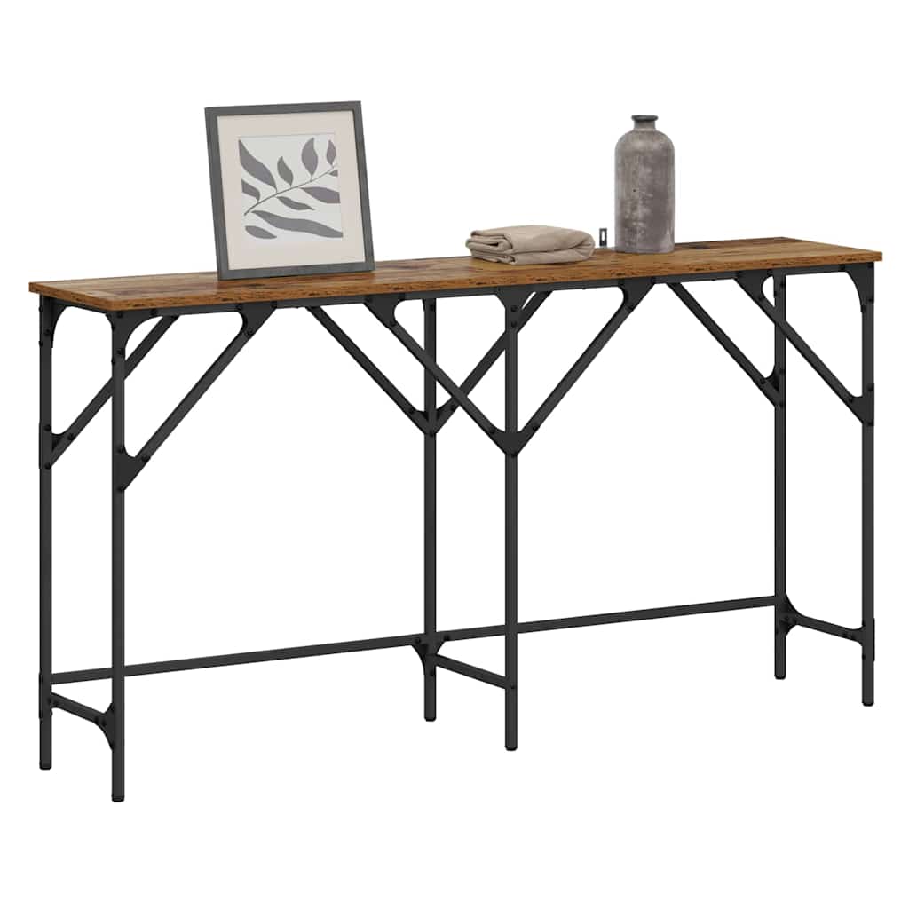 Tavolo consolle Legno vecchio 140 x 29 x 75 cm