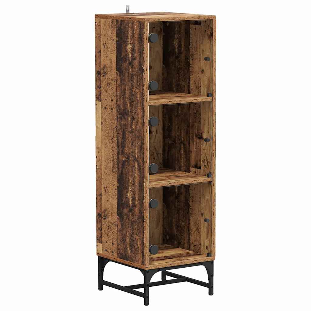 Credenza Legno vecchio 35 x 37 x 117 cm