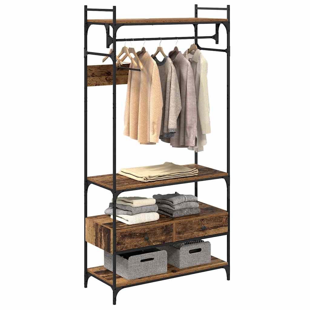 Guardaroba Legno vecchio 89 x 39 x 184.5 cm Legno multistrato