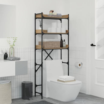 Mensola per lavatrice Rovere artigianale 67 x 25 x 163 cm
