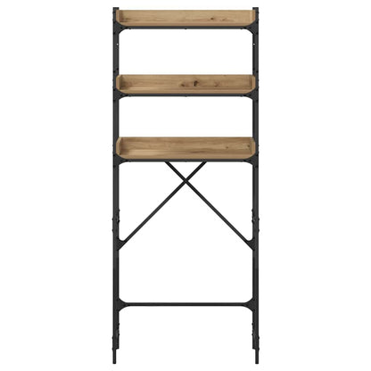 Mensola per lavatrice Rovere artigianale 67 x 25 x 163 cm