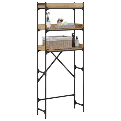 Mensola per lavatrice Rovere artigianale 67 x 25 x 163 cm