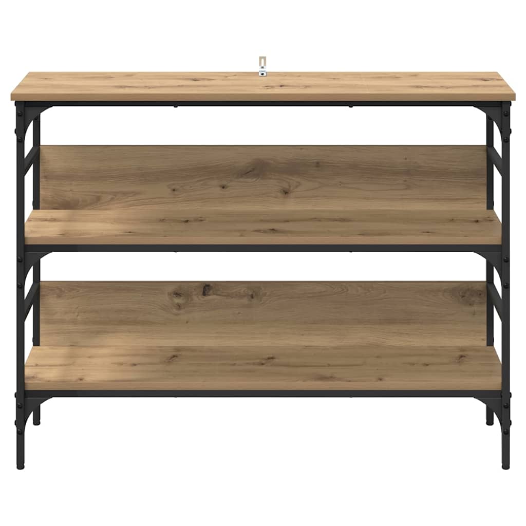 Tavolo consolle rovere artigianale 100 x 32 x 75 cm