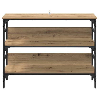 Tavolo consolle rovere artigianale 100 x 32 x 75 cm
