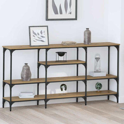 Tavolo consolle rovere artigianale 160 x 29 x 80 cm