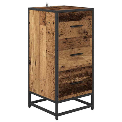 Credenza Legno vecchio 35,5 x 35 x 76 cm