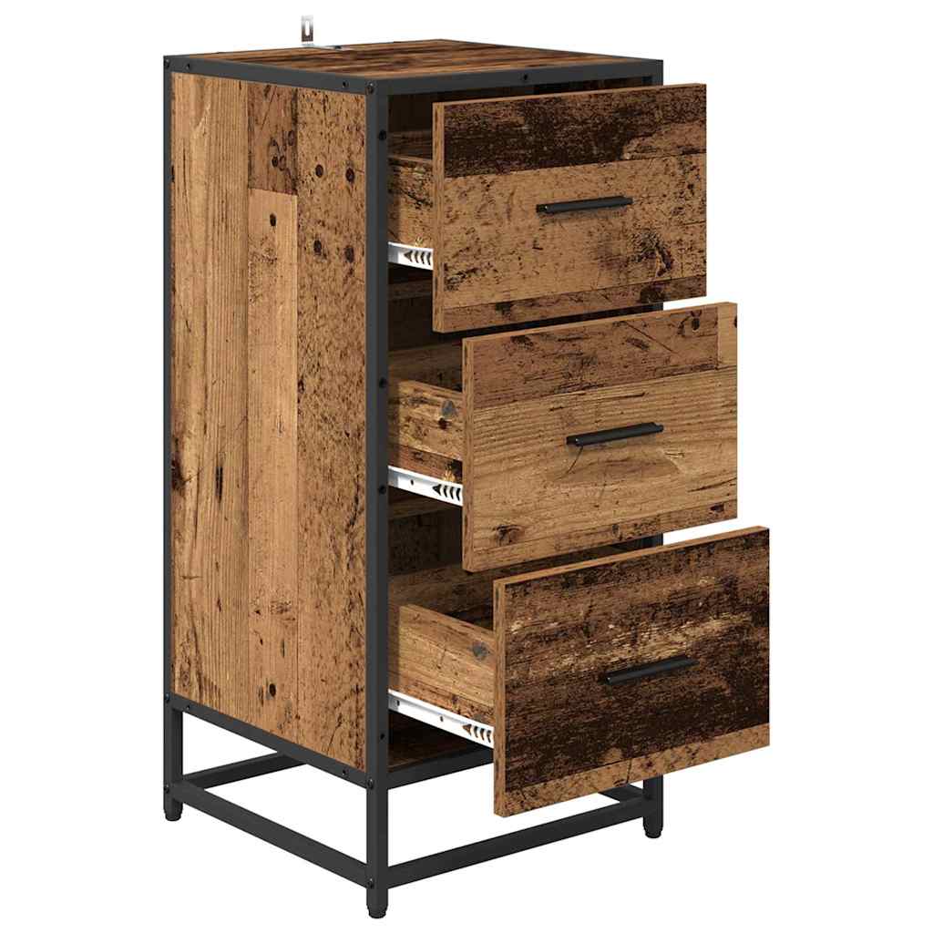 Credenza Legno vecchio 35,5 x 35 x 76 cm