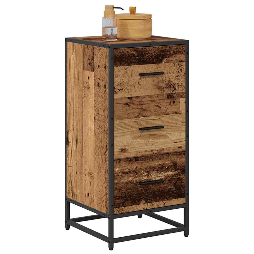 Credenza Legno vecchio 35,5 x 35 x 76 cm